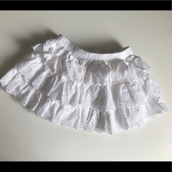 6M Baby Girls: White Skirt - Picture 1 of 3